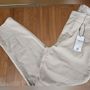 curve appeal size 14 Minimalist Jegging Color  Bone NWT